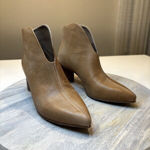 Antelope Women's Brown Leather Ankle‎ Boots Booties EU Size 37 US Size 6